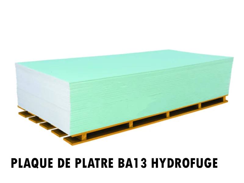 PLAQUE DE PLATRE BA13 HYDROFUGE — Verdanove